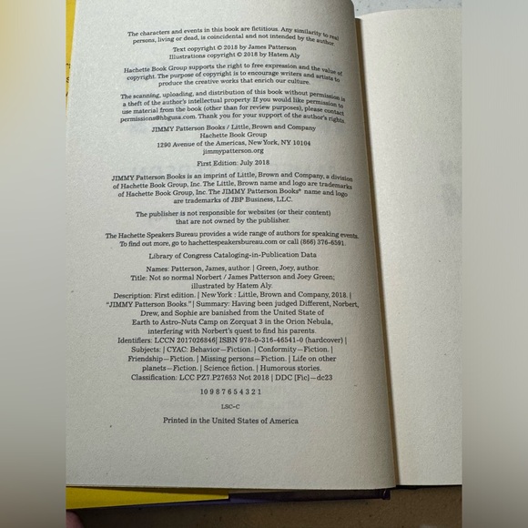 Not So Normal Norbert by James Patterson and Joey Green Hardback Book - Picture 6 of 8